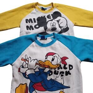 Disney Mickey Mouse Donald Retro Sweatshirt Bundle Kids 130‎ (6/7)